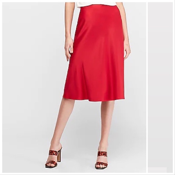 express satin skirts